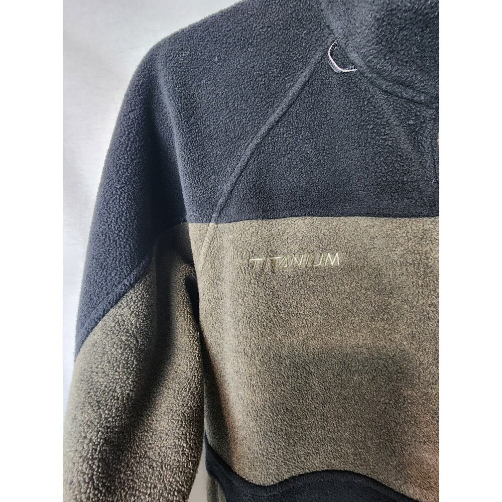 Mens M Columbia Titanium Interchange Jacket Gray Fleece Full Zip Outdoor - Picture 8 of 15